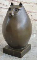 Load image into Gallery viewer, Fat Cat Abstract Bronze Modern Art Sculpture Statue Figure Fernando Botero
