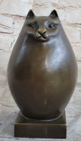 Load image into Gallery viewer, Fat Cat Abstract Bronze Modern Art Sculpture Statue Figure Fernando Botero
