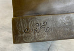 Bronze Metal Cat Kitten Bookends Signed Original Collectible 6