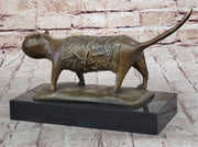 Fernando Botero Skinny Cat Bronze Abstract Modern Art Sculpture Statue Decor 7