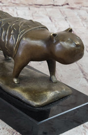 Fernando Botero Skinny Cat Bronze Abstract Modern Art Sculpture Statue Decor 7