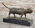 Load image into Gallery viewer, Fernando Botero Skinny Cat Bronze Abstract Modern Art Sculpture Statue Decor 7" x 11"
