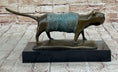 Load image into Gallery viewer, Abstract Cat Bronze Metal Sculpture Statue Figure After Fernando Botero
