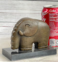 Load image into Gallery viewer, Modern Art Abstract Elephant Bronze Sculpture Statue Signed Dali on Marble Base
