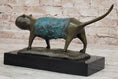Load image into Gallery viewer, Special Patina Chubby Cat Feline by Botero Genuine Bronze Sculpture Figurine
