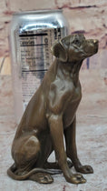Load image into Gallery viewer, Seated Bronze Hunting Dog – Detailed Canine Sculpture for Animal Lovers
