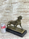 Load image into Gallery viewer, Jaguar Panther Leopard Cougar Big Cat Collector Bronze Marble Statue Art Decor
