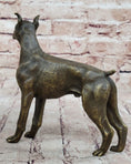 Load image into Gallery viewer, Boxer Dog Bronze Metal Statue Sculpture Collectible Decor Signed Art 8" x 9"
