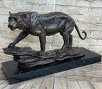 Antoine Louis Barye Antique Reproduction Tiger Bronze Hot Cast Sculpture Figure