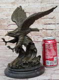 Load image into Gallery viewer, BRONZE Eagle Hawk Falcon Osprey Garden Park Zoo Statue Sculpture Figure
