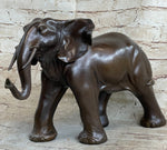 Happy Lucky Elephant Bronze Statue Figure by Barye Sculpture Hot Cast Art Decor