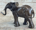 Load image into Gallery viewer, Happy Lucky Elephant Bronze Statue Figure by Barye Sculpture Hot Cast Art Decor

