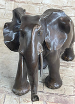 Happy Lucky Elephant Bronze Statue Figure by Barye Sculpture Hot Cast Art Decor