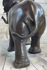 Happy Lucky Elephant Bronze Statue Figure by Barye Sculpture Hot Cast Art Decor