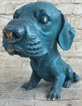 Load image into Gallery viewer, Bobble Head Style Labrador Retriever Puppy Dog Bronze Metal Figure Statue Art
