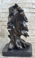 Load image into Gallery viewer, Signed Original Milo American Eagle On A Tree Branch Marble Bronze Sculpture Art
