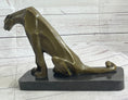 Load image into Gallery viewer, Henry Moore Modern Art Abstract Jaguar Panther Cougar Lion Bronze Sculpture Sale

