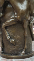Load image into Gallery viewer, Trophy Horse Centerpiece Hot Cast by Lost Wax Horse Vase Bronze Sculpture Figure
