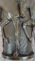 Load image into Gallery viewer, Trophy Horse Centerpiece Hot Cast by Lost Wax Horse Vase Bronze Sculpture Figure
