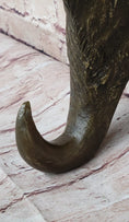Load image into Gallery viewer, Bull Steer Buffalo Cow Cattle Bronze Metal Wall Mounted Head Original Signed Art
