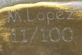Load image into Gallery viewer, Eight Galloping Horses Bronze Sculpture on Marble Base Signed M. Lopez
