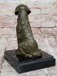 Load image into Gallery viewer, Sitting Retriever Bronze Sculpture - Golden Retriever Labrador Dog Art 
