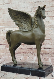 Bronze Pegasus Unicorn Statue – Mythical Winged Horse Sculpture
