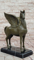 Load image into Gallery viewer, Bronze Pegasus Unicorn Statue – Mythical Winged Horse Sculpture
