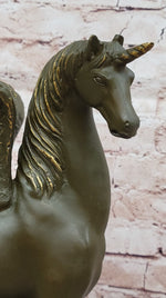 Bronze Pegasus Unicorn Statue – Mythical Winged Horse Sculpture