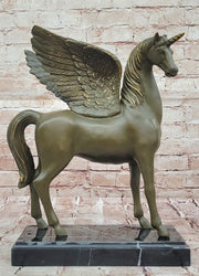 Bronze Pegasus Unicorn Statue – Mythical Winged Horse Sculpture