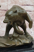 Load image into Gallery viewer, Bull and Bear Bronze Sculpture – Wall Street Market Duel Statue
