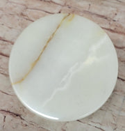 Bronze Metal Elephant Mother & Calf on Marble Soap Dish Ashtray