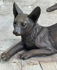 Load image into Gallery viewer, Signed Original Siamese cat Bronze Sculpture Figurine Figure Home Decor Hot CAST
