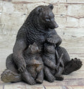 Load image into Gallery viewer, Mama Bear with Cubs Family of Bears Bronze Metal Figurine Sculpture Signed Art
