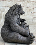 Load image into Gallery viewer, Mama Bear with Cubs Family of Bears Bronze Metal Figurine Sculpture Signed Art
