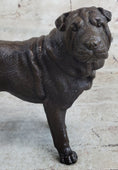 Load image into Gallery viewer, Hot Cast Bronze Shar Pei Dog Sculpture Statue Figurine Original Art
