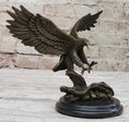 Load image into Gallery viewer, Antoine Barye Flying American Bald Eagle Art Deco Bronze Sculpture Statue Figurine
