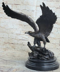 Load image into Gallery viewer, Life Size Hawk American Bald Eagle Bronze Statue Art Deco Figure Wild Figurine
