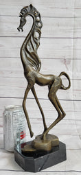 Load image into Gallery viewer, Surreal Dalinian Horse Abstract Bronze Sculpture Statue Salvador Dali 15" x 9"

