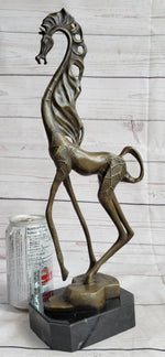 Surreal Dalinian Horse Abstract Bronze Sculpture Statue Salvador Dali 15