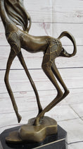 Load image into Gallery viewer, Surreal Dalinian Horse Abstract Bronze Sculpture Statue Salvador Dali 15" x 9"
