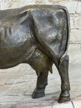 Load image into Gallery viewer, Milk Cow Cattle Bronze Statue Sculpture Figure Figurine Farm Decor 9" x 11"
