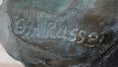 Load image into Gallery viewer, Bear Family Looking for Honey in a Tree - Bronze Sculpture Decor on Marble Base
