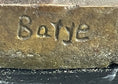 Load image into Gallery viewer, Signed Barye Bear Attacking Eagle Bronze Sculpture Marble Base Figurine Statue
