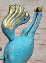 Special Patina Abstract Modern Artwork Rearing Horse Bronze Sculpture