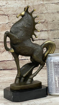 Load image into Gallery viewer, Signed Original Miguel Lopez Tang Horse Abstract Modern Bronze Sculpture Statue

