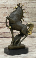 Load image into Gallery viewer, Signed Original Miguel Lopez Tang Horse Abstract Modern Bronze Sculpture Statue
