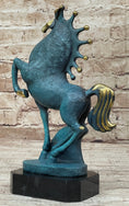 Load image into Gallery viewer, Signed Original Miguel Lopez Tang Horse Abstract Modern Bronze Sculpture Statue
