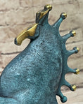 Load image into Gallery viewer, Signed Original Miguel Lopez Tang Horse Abstract Modern Bronze Sculpture Statue
