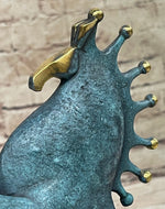 Signed Original Miguel Lopez Tang Horse Abstract Modern Bronze Sculpture Statue